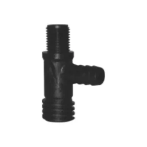 "T" CONEXION PLASTICA ROYAL CONDOR (2 ROSCAS Y 1 ESPIGA)