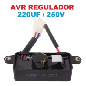 AVR PARA PLANTA 2/3 KVA 250V 220UF CUADRADO GENERICO